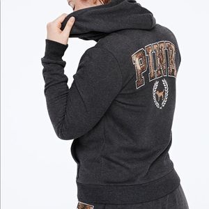 Victoria Secret Pink Bling Sherpa perfect pullover